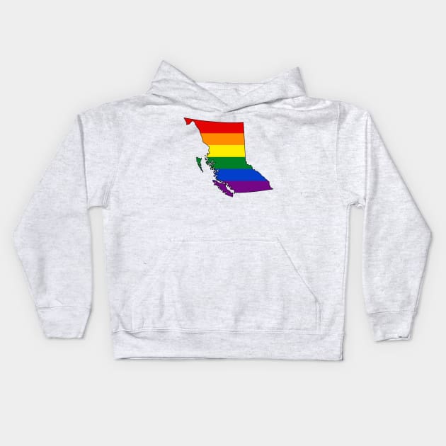 British Columbia Pride! Kids Hoodie by somekindofguru